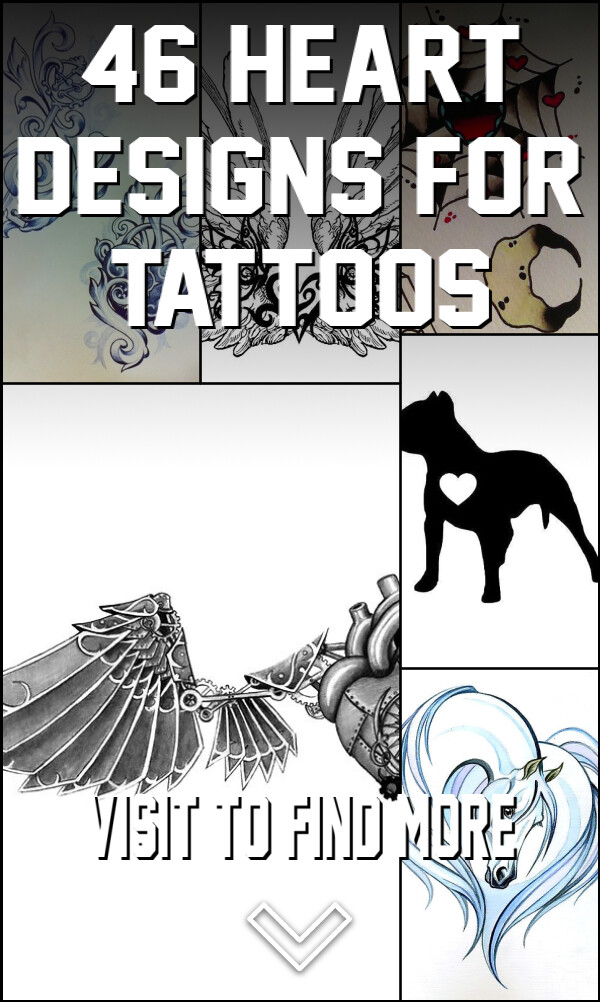 46 Heart Designs for Tattoos 