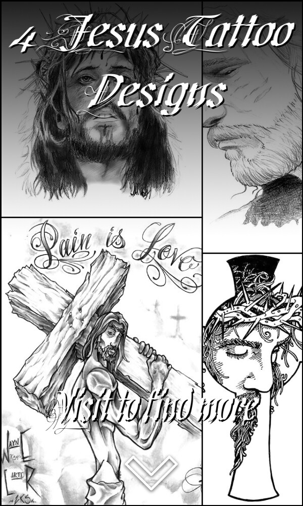 4 Jesus Tattoo Designs