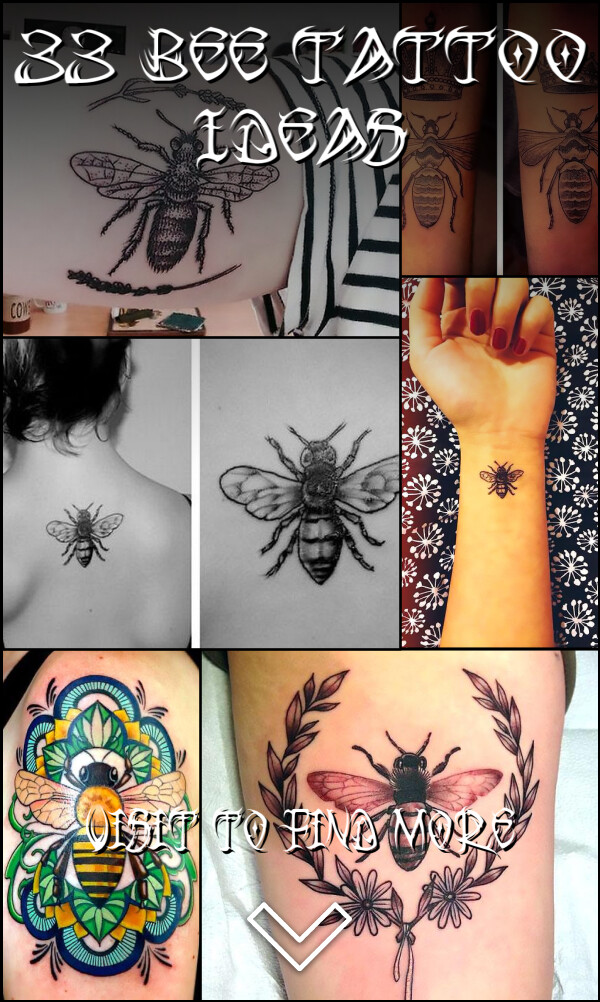 33 Bee Tattoo Ideas