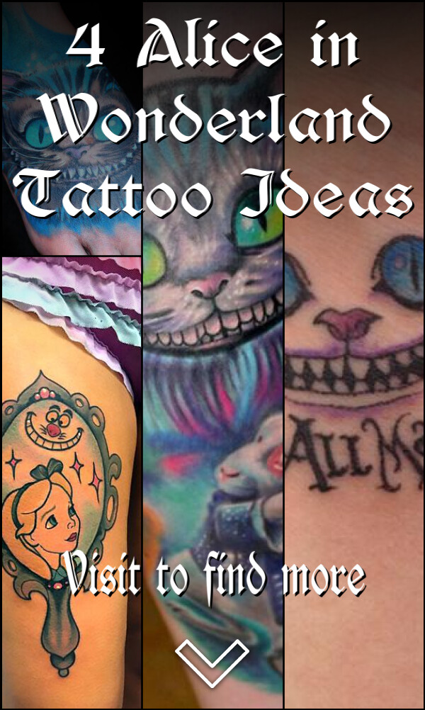 4 Alice in Wonderland Tattoo Ideas