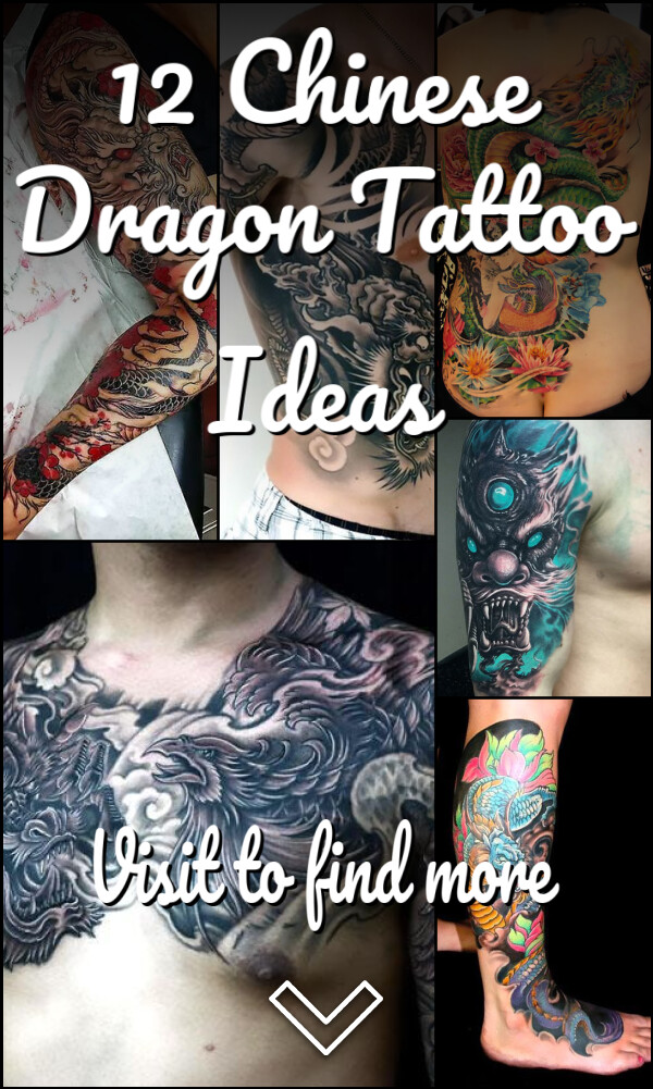 12 Chinese Dragon Tattoo Ideas