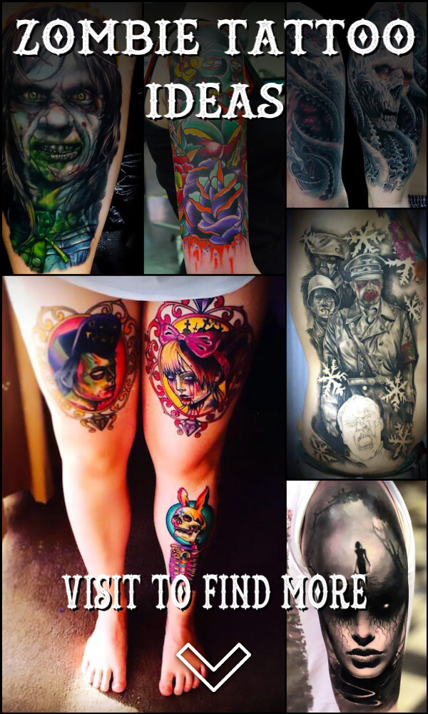 7 Zombie Tattoo Ideas