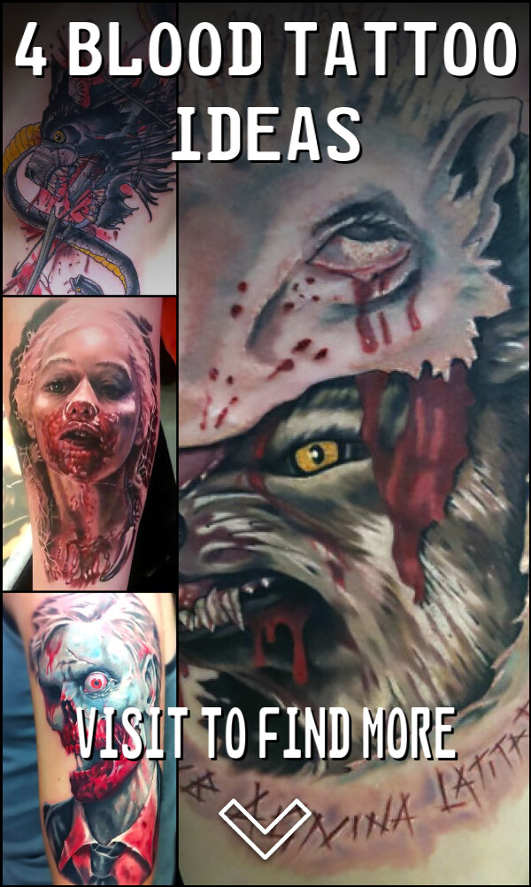 4 Blood Tattoo Ideas