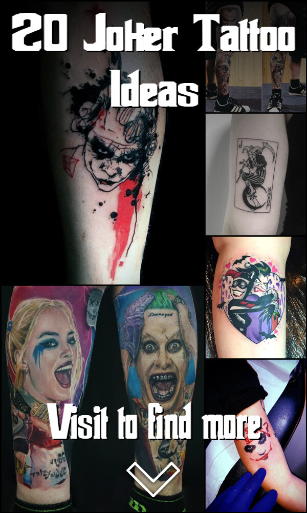 20 Joker Tattoo Ideas