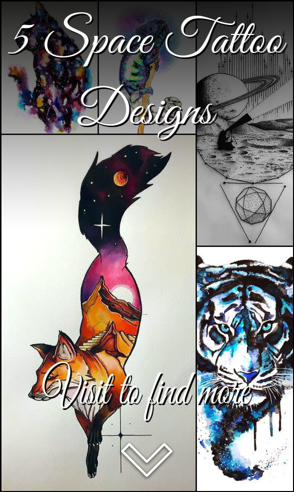 5 Space Tattoo Designs