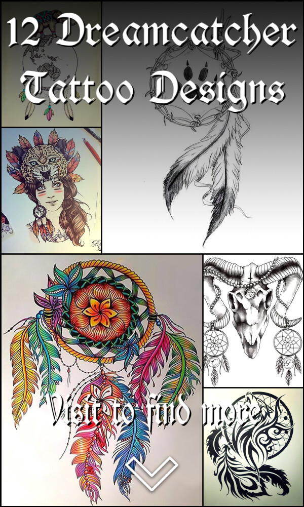 12 Dreamcatcher Tattoo Designs