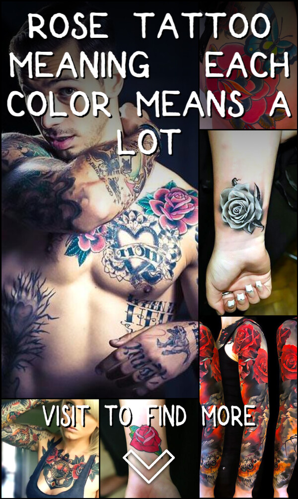 Rose Tattoo Meaning: Each Color Means a Lot