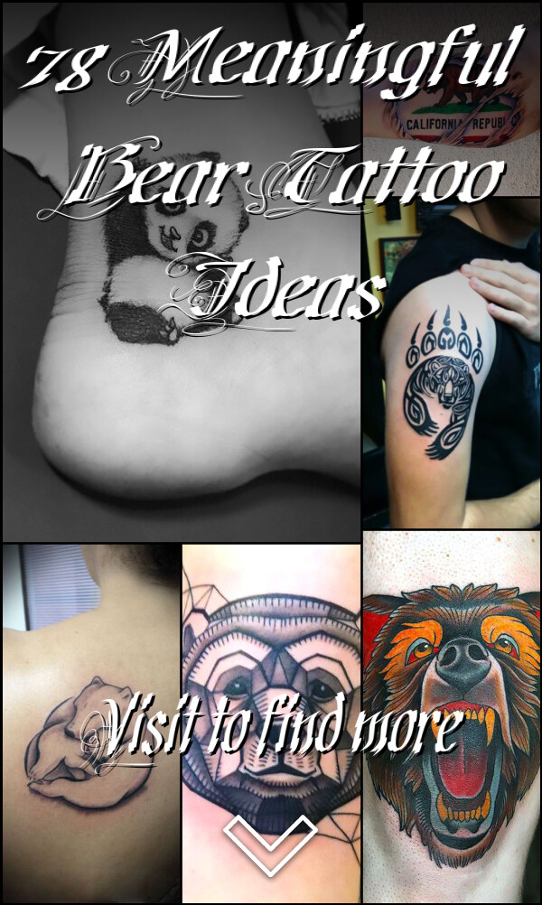 78 Meaningful Bear Tattoo Ideas