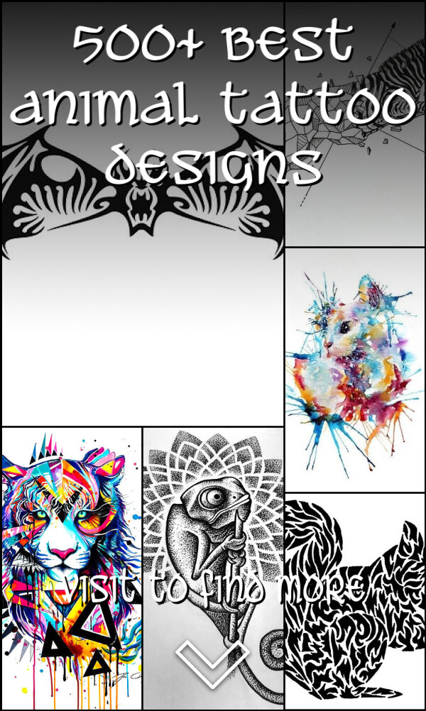 500+ Best Animal Tattoo Designs