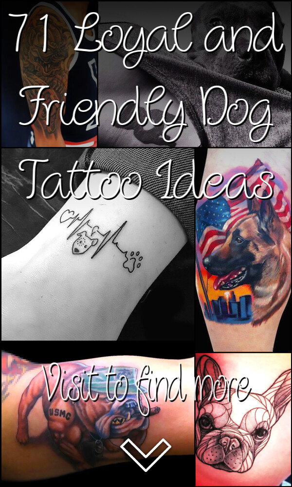 71 Loyal and Friendly Dog Tattoo Ideas