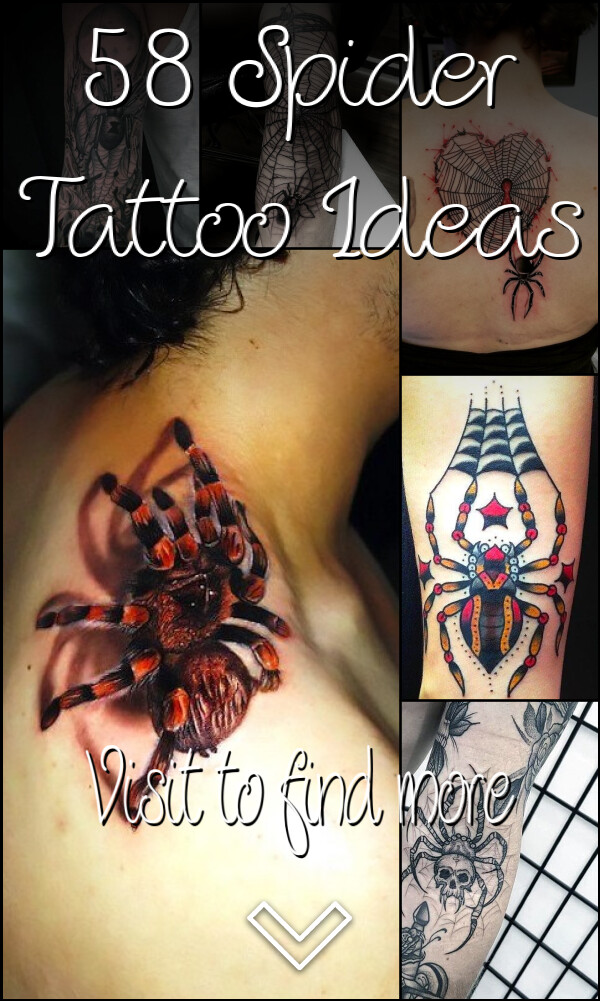 58 Spider Tattoo Ideas