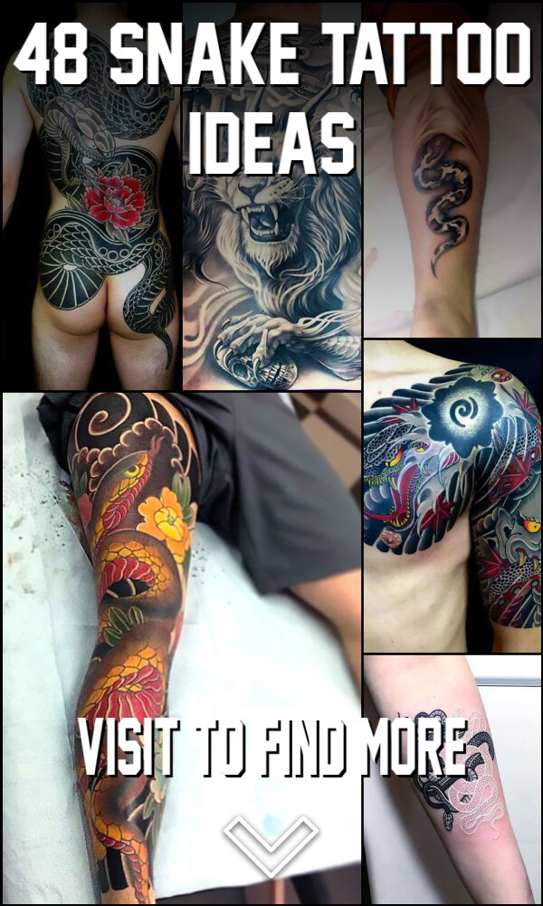 48 Snake Tattoo Ideas