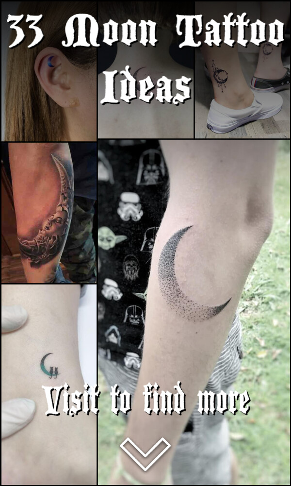 33 Moon Tattoo Ideas