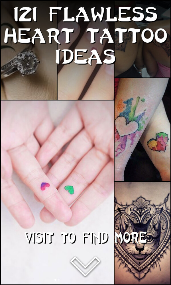 121 Flawless Heart Tattoo Ideas 