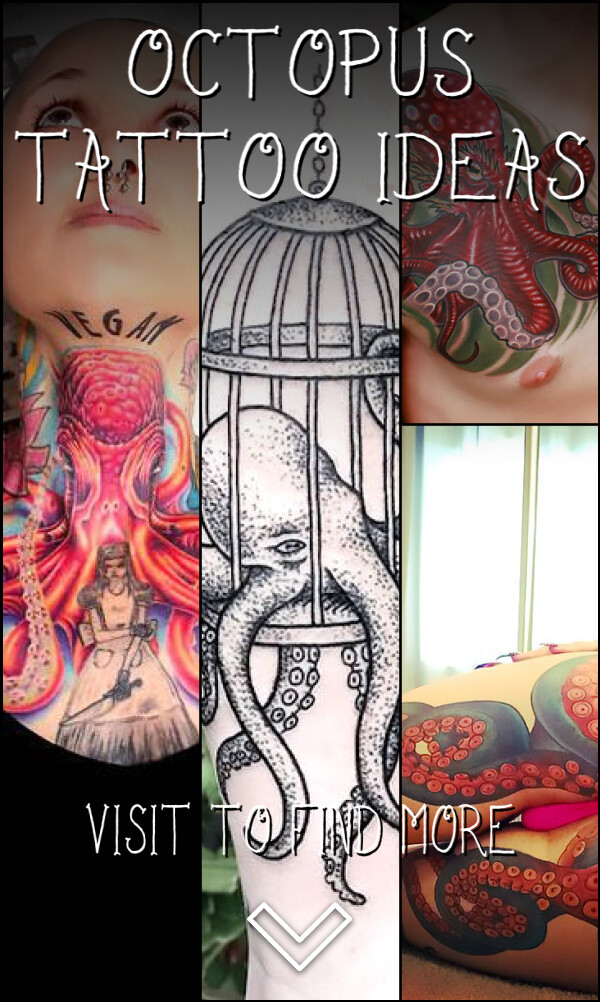 4 Octopus Tattoo Ideas