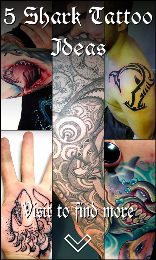 5 Shark Tattoo Ideas