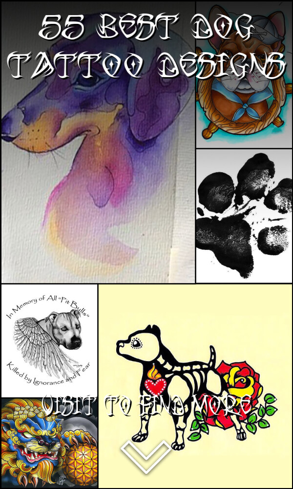 55 Best Dog Tattoo Designs
