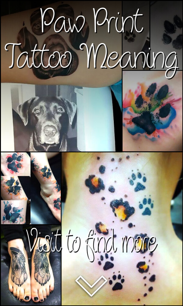 Paw Print Tattoo Meaning