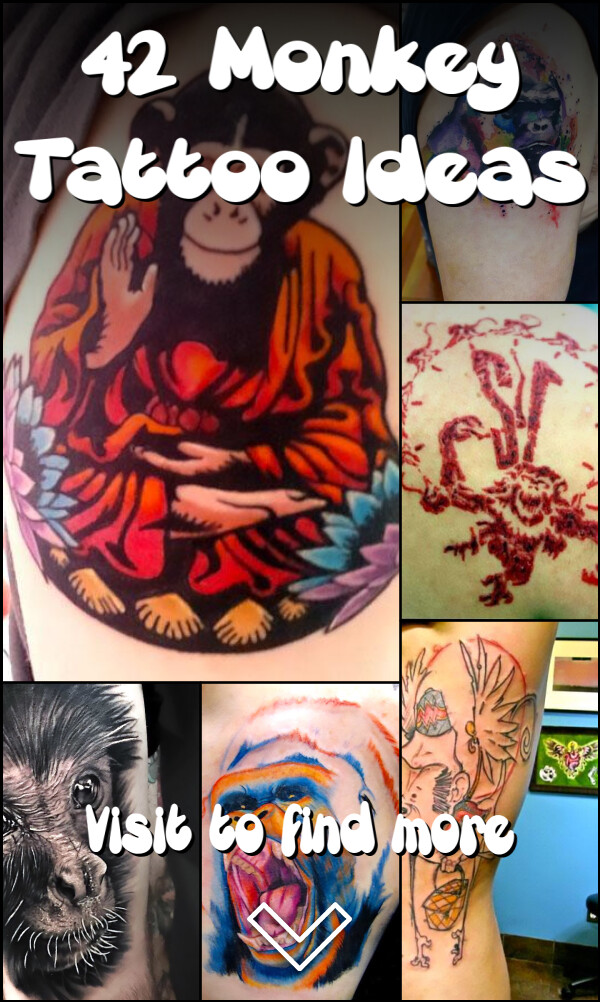 42 Monkey Tattoo Ideas