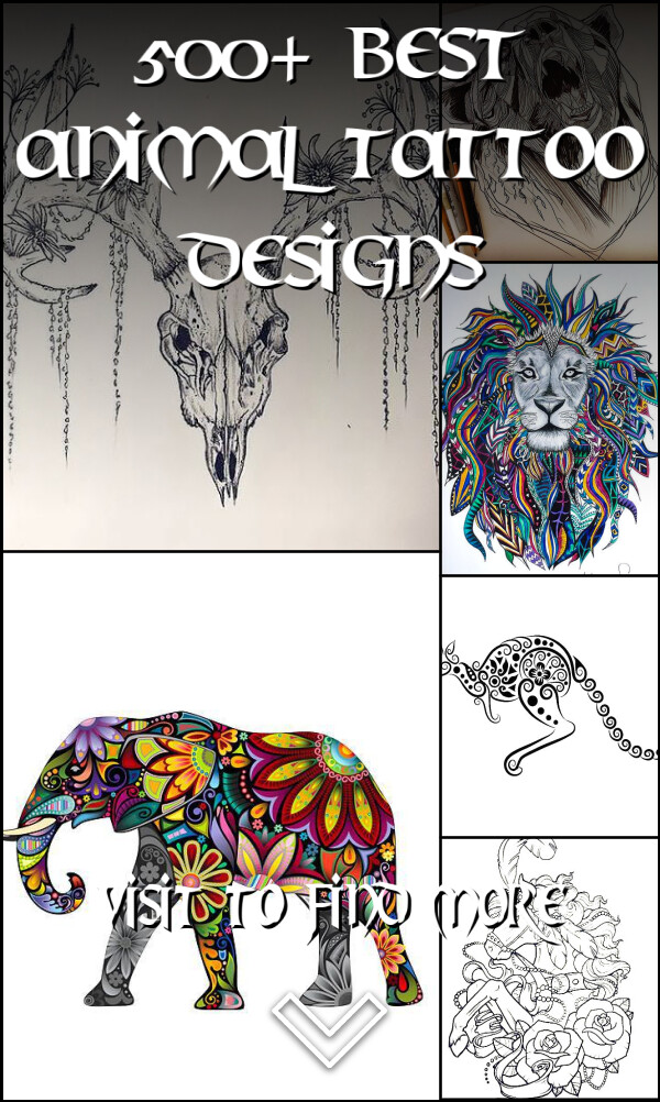 500+ Best Animal Tattoo Designs