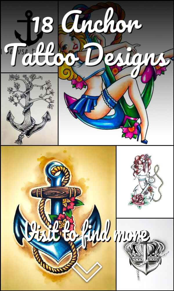18 Anchor Tattoo Designs