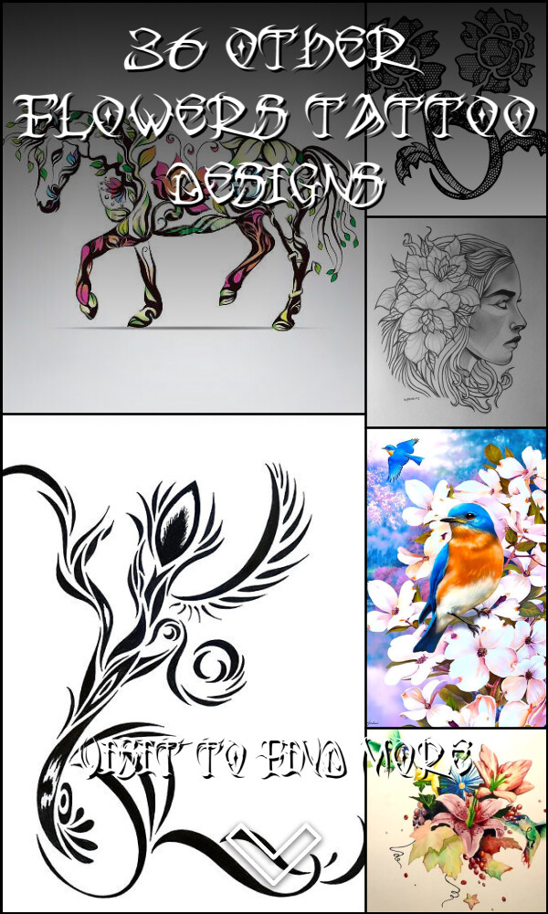 36 Other Flowers Tattoo Designs