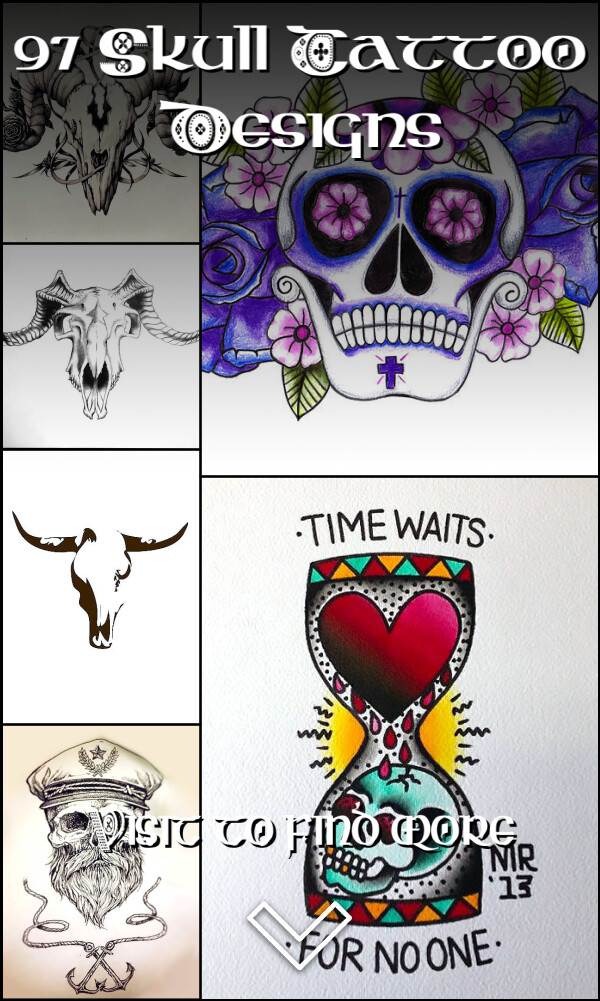 97 Skull Tattoo Designs