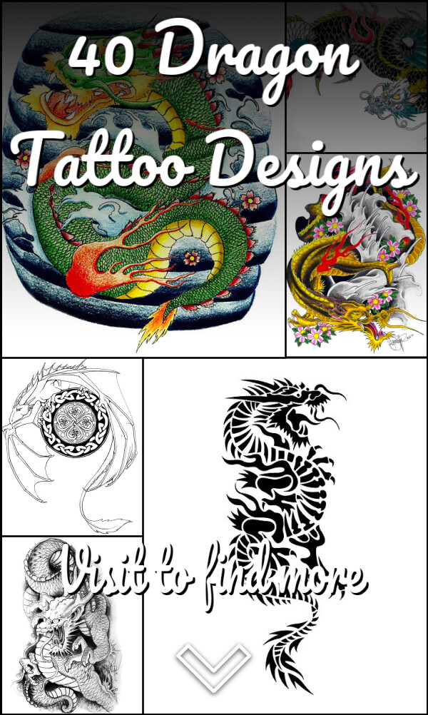 40 Dragon Tattoo Designs