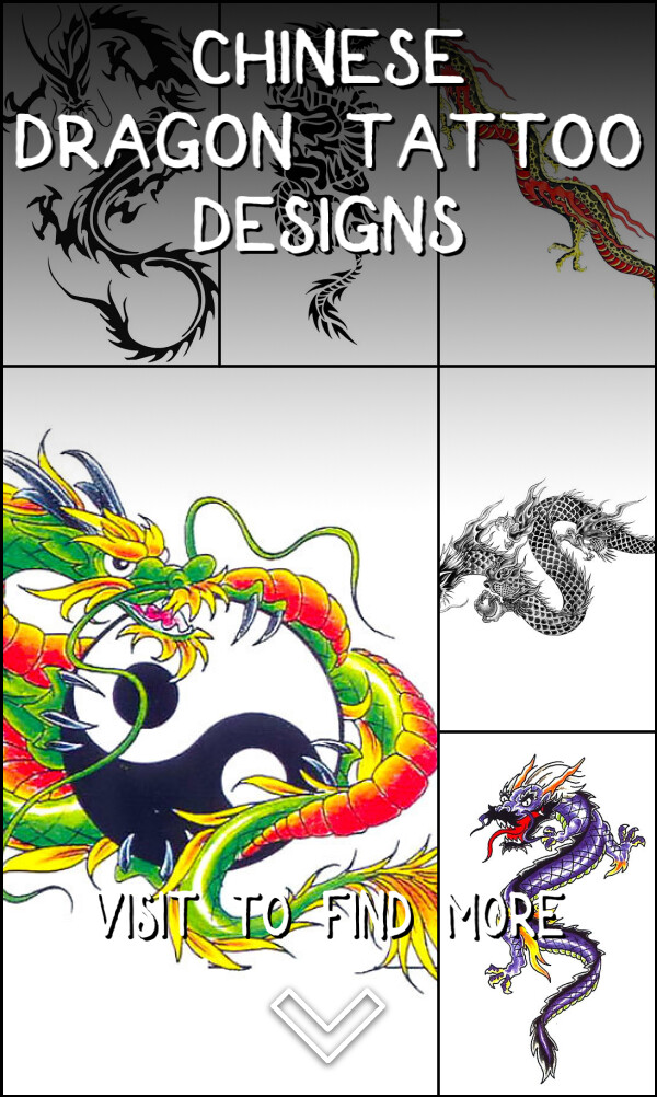 19 Chinese Dragon Tattoo Designs