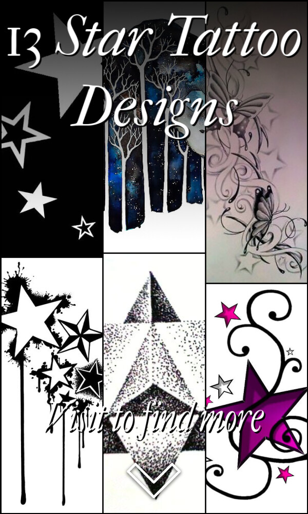13 Star Tattoo Designs
