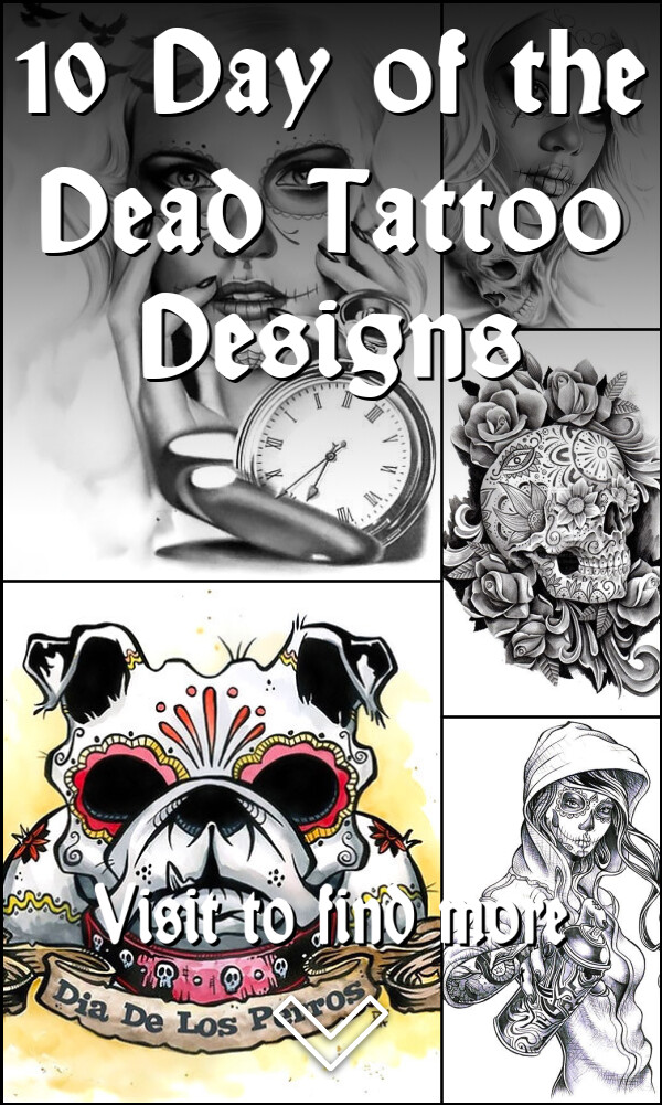 10 Day of the Dead Tattoo Designs