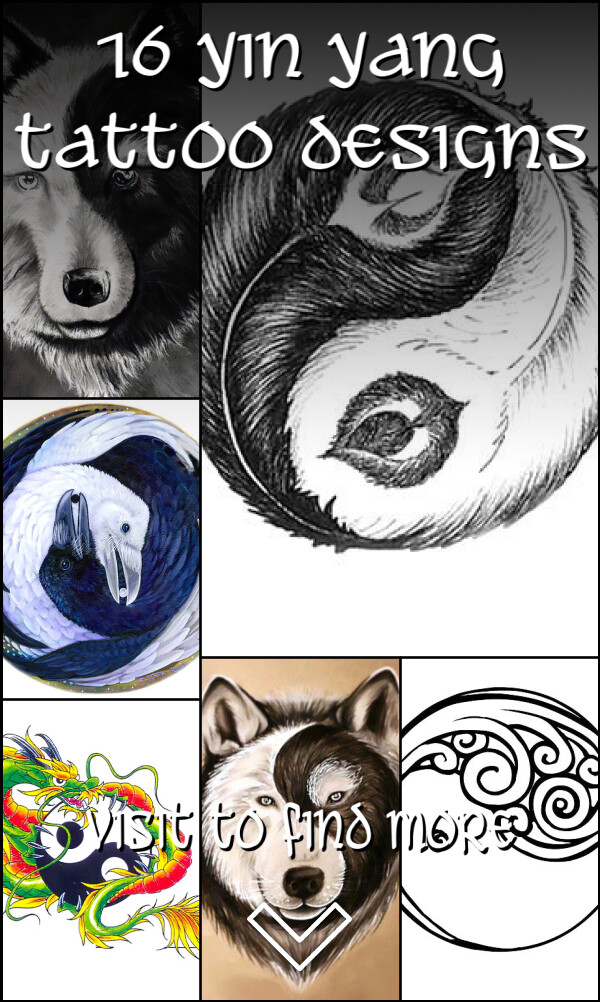 16 Yin Yang Tattoo Designs