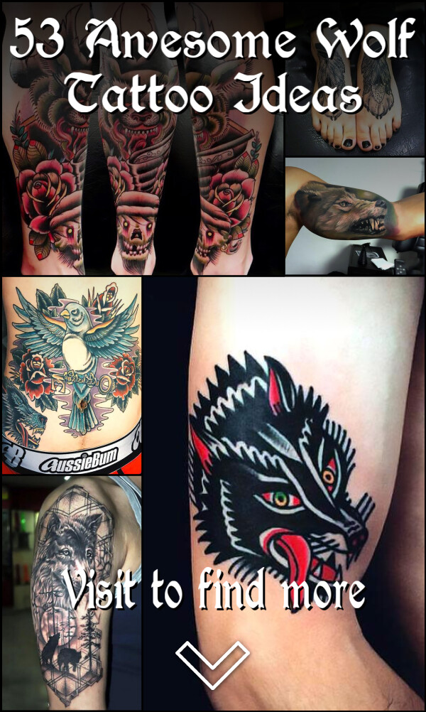53 Awesome Wolf Tattoo Ideas