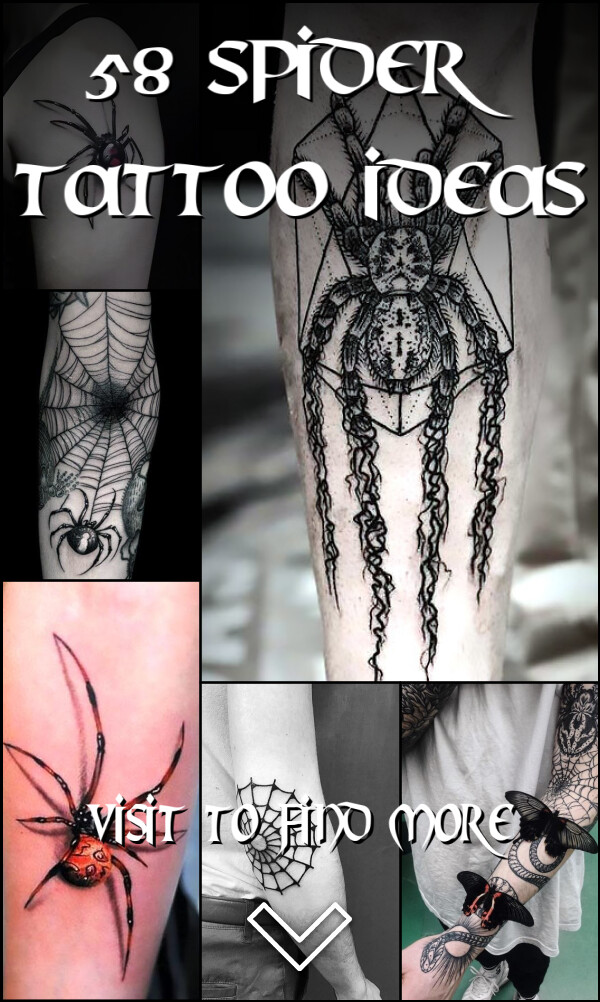 58 Spider Tattoo Ideas