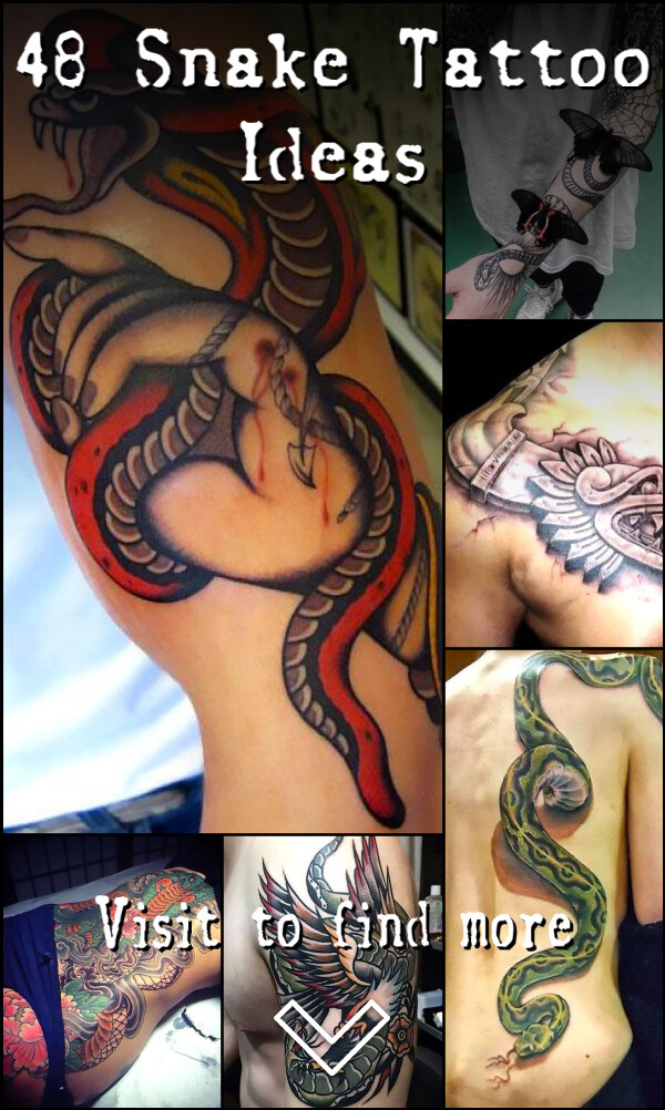 48 Snake Tattoo Ideas