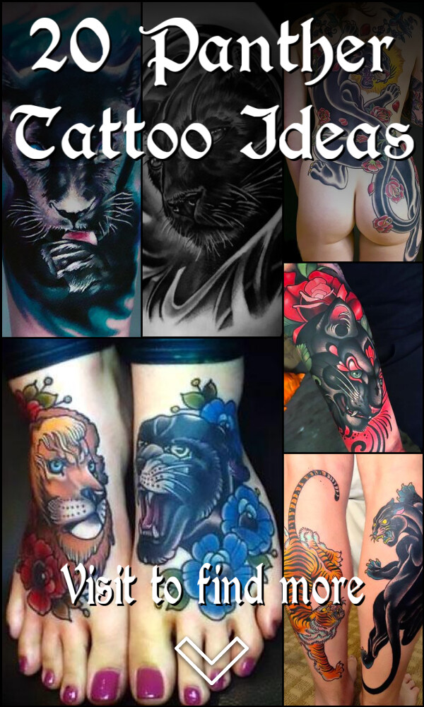 20 Panther Tattoo Ideas