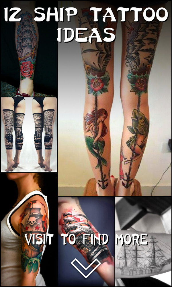 12 Ship Tattoo Ideas