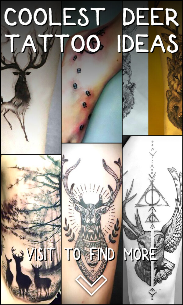 47 Coolest Deer Tattoo Ideas