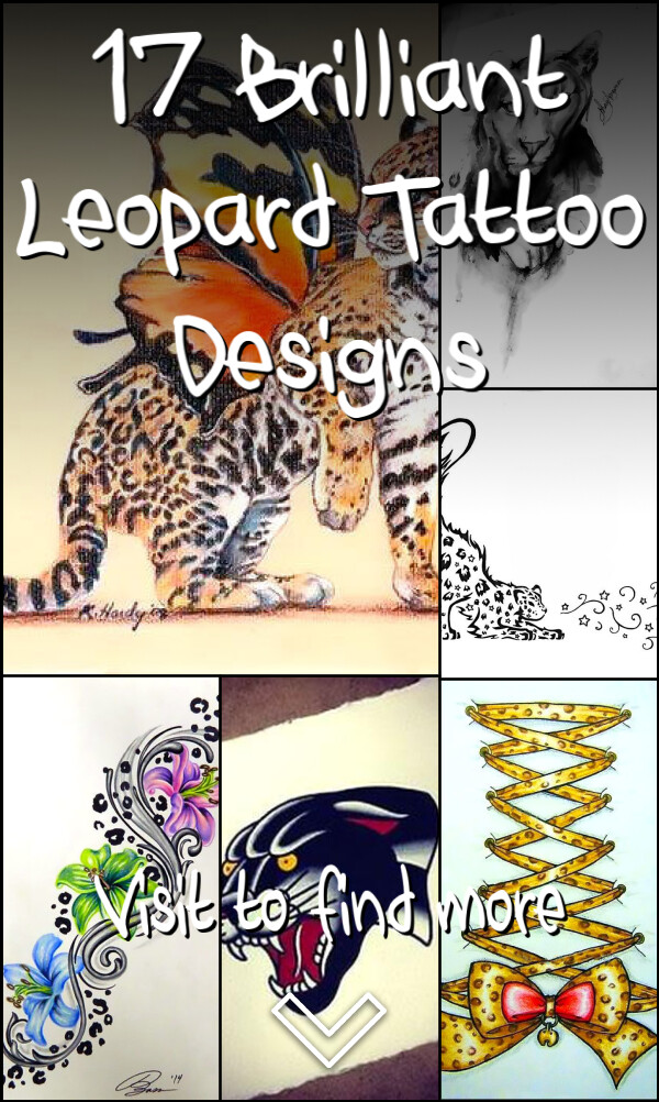 17 Brilliant Leopard Tattoo Designs