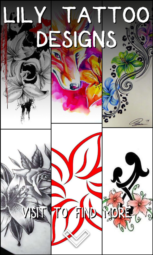 11 Lily Tattoo Designs