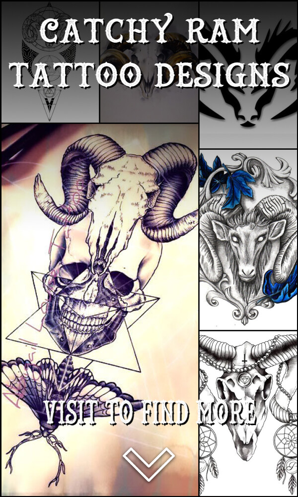17 Catchy Ram Tattoo Designs