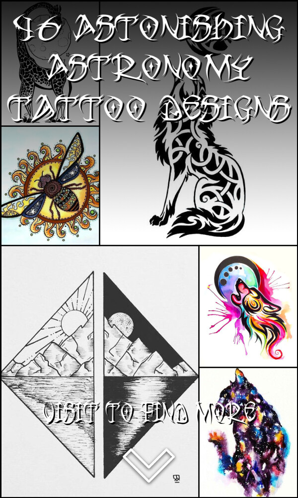 46 Astonishing Astronomy Tattoo Designs