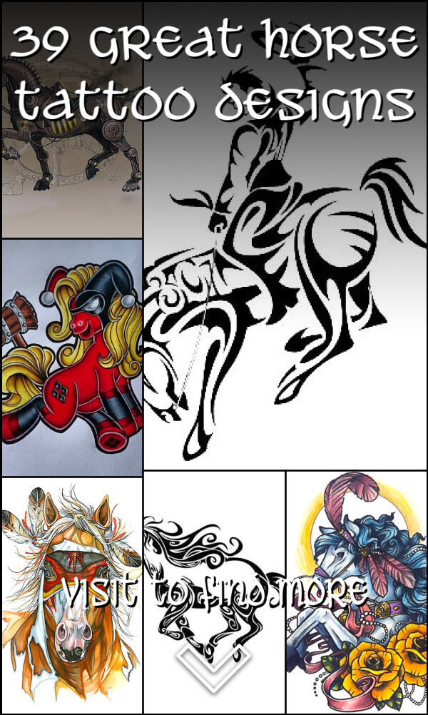39 Great Horse tattoo designs