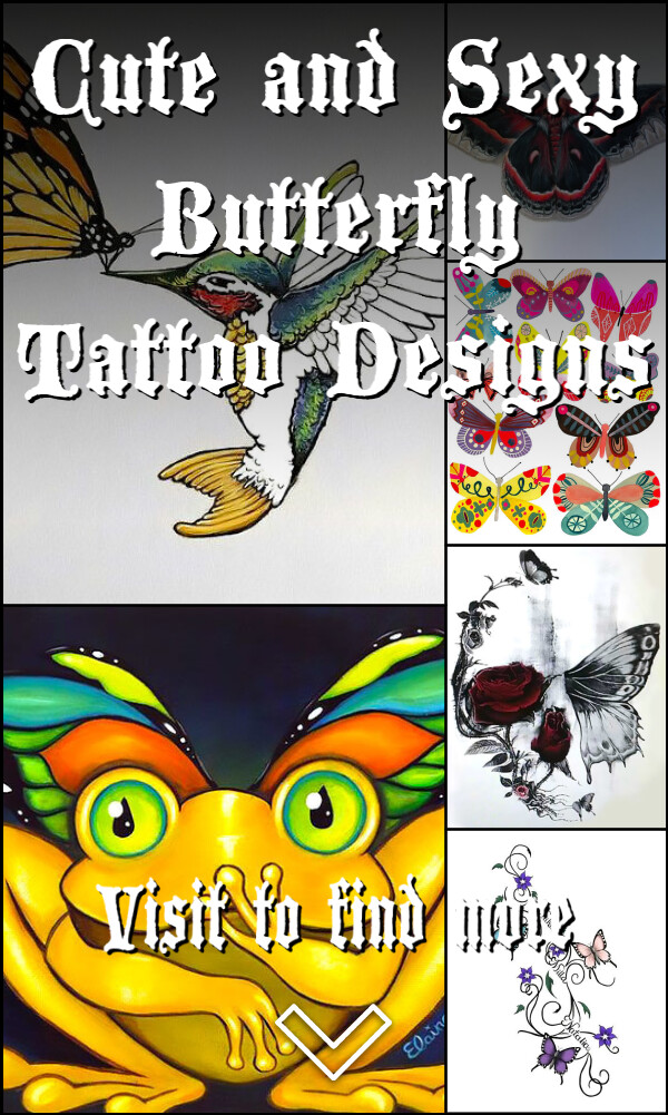 Cute and Sexy Butterfly Tattoo Designs