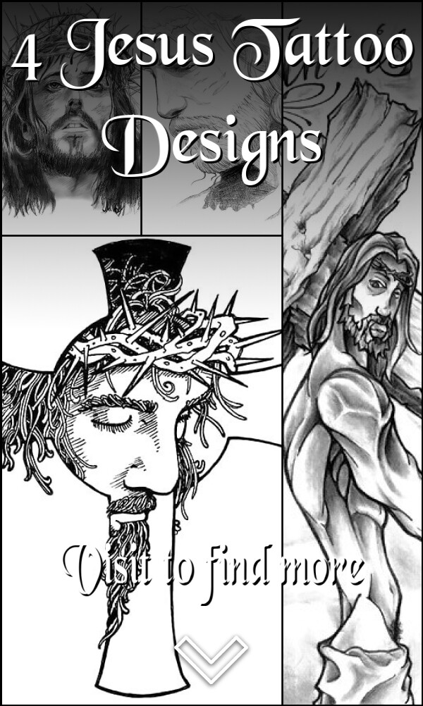 4 Jesus Tattoo Designs