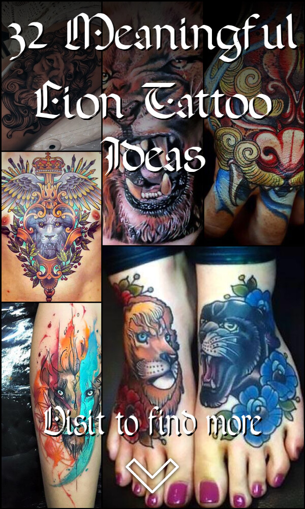 32 Meaningful Lion Tattoo Ideas