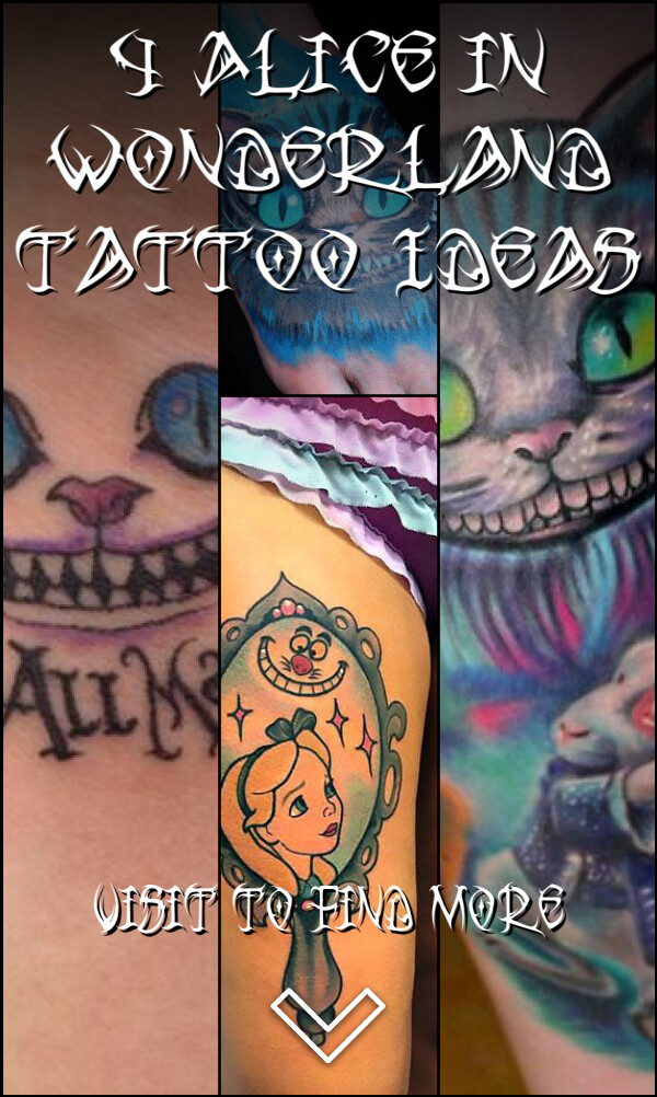4 Alice in Wonderland Tattoo Ideas