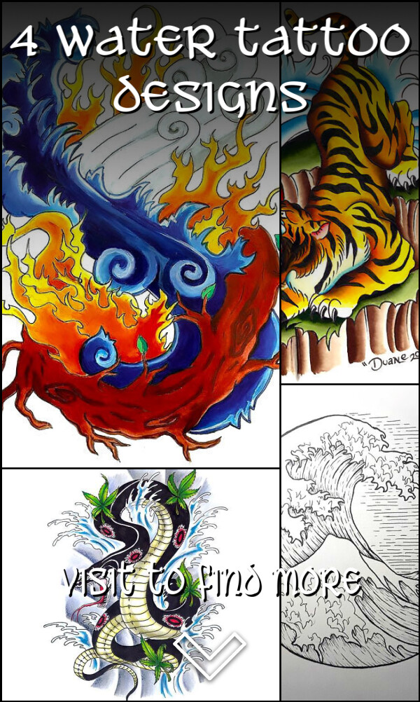 4 Water Tattoo Designs