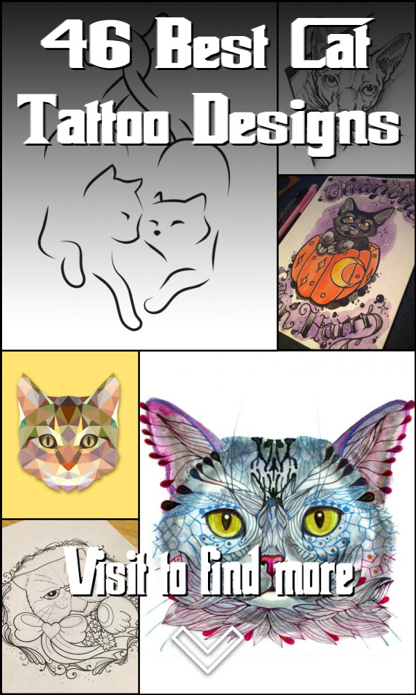 46 Best Cat Tattoo Designs