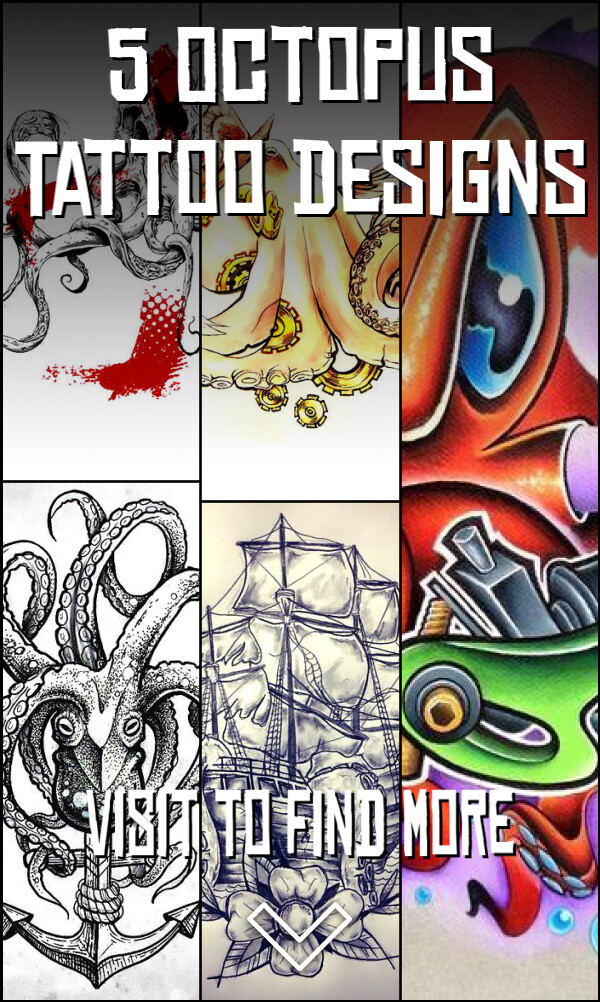5 Octopus Tattoo Designs